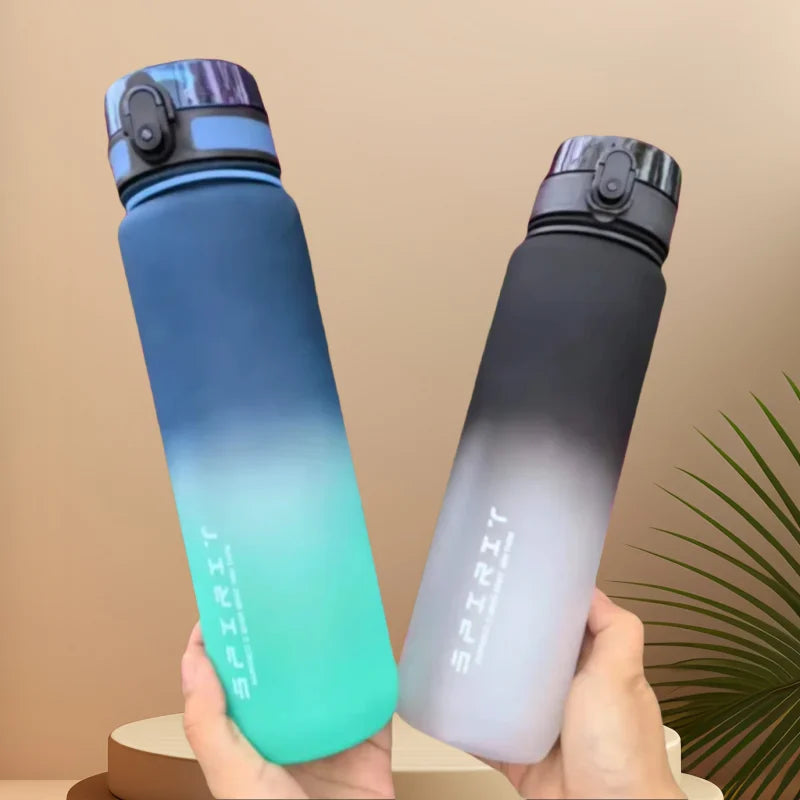 Botella de Agua Deportiva Grande | Sin BPA | Ideal para Viajes y Outdoor | 0.5L, 0.65L y 1.0L
