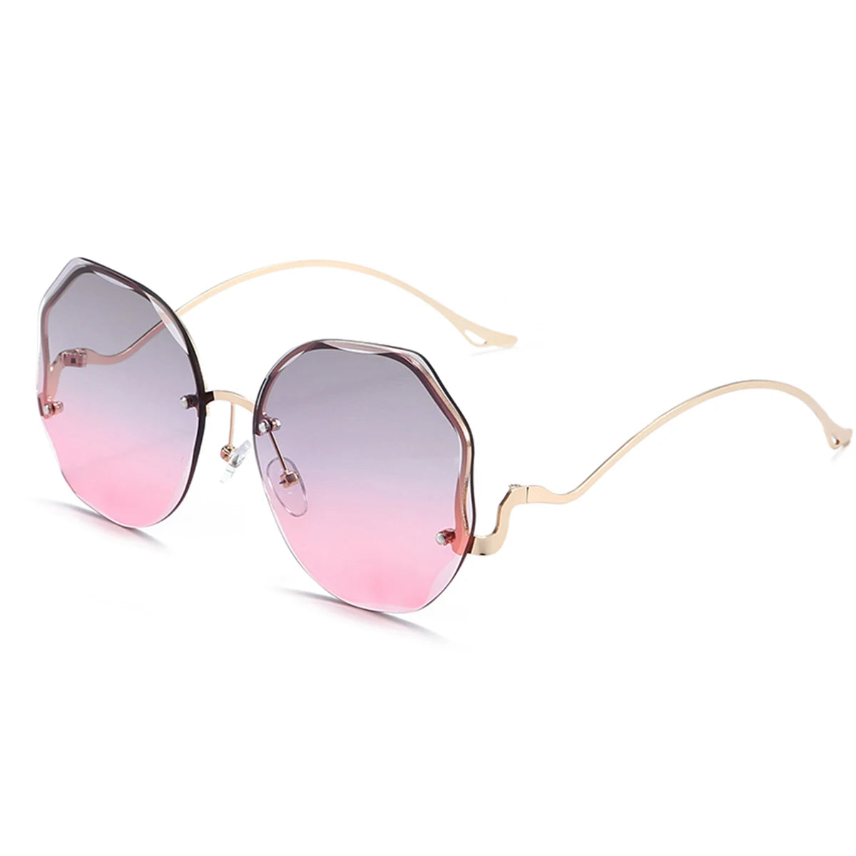 Gafas de Sol Cuadradas Extragrandes para Mujer – Montura Metálica, Estilo Vintage, UV400
