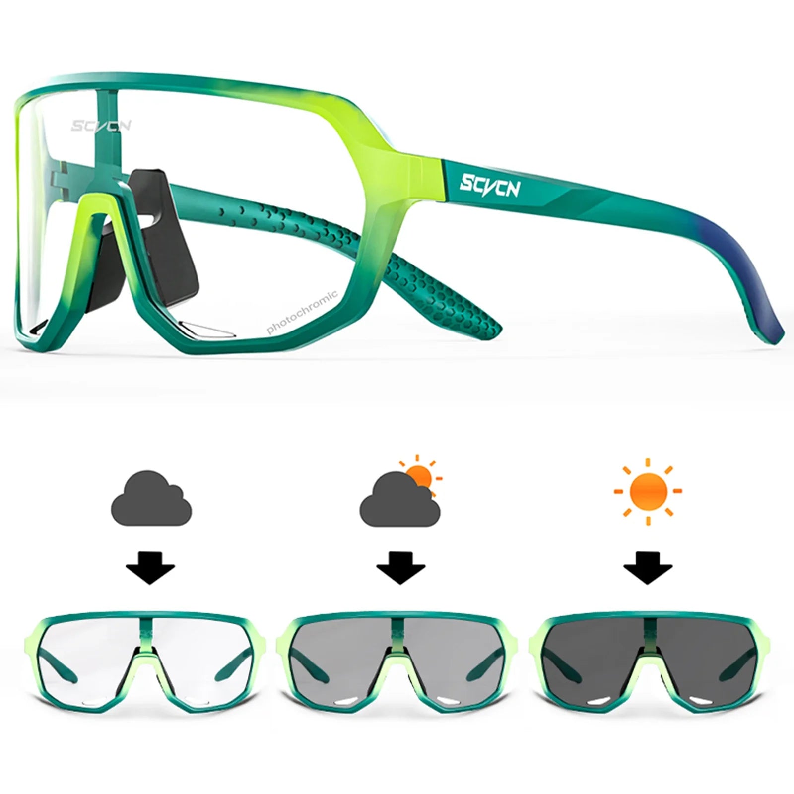 Gafas de Ciclismo en Carretera UV400 – Protección Solar para Hombre y Mujer