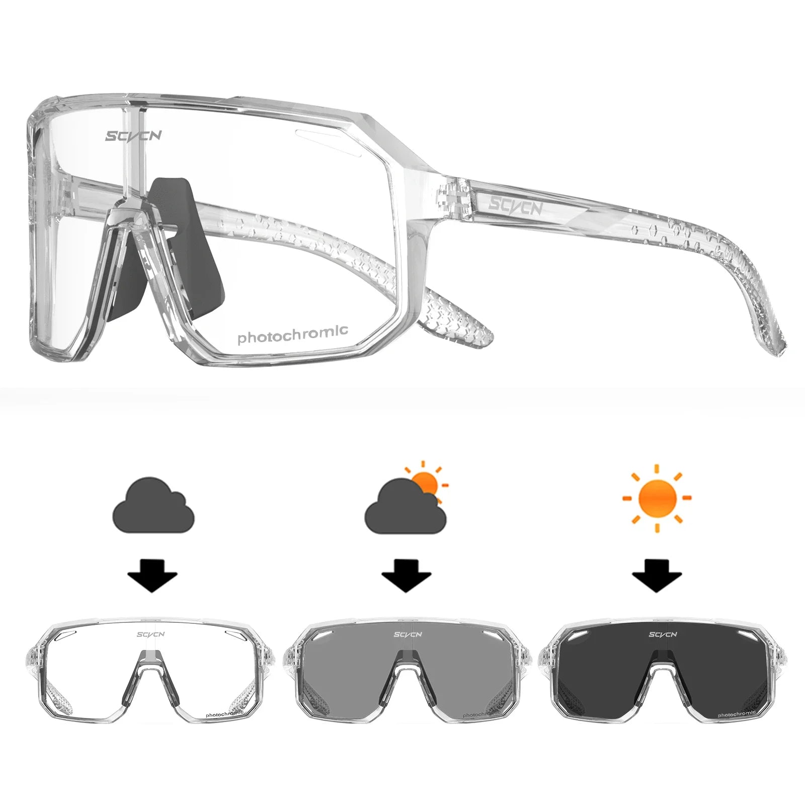 Gafas de Ciclismo en Carretera UV400 – Protección Solar para Hombre y Mujer