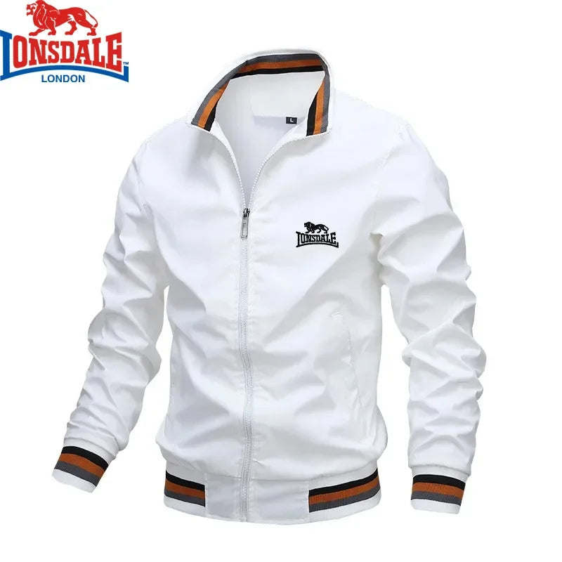 Men's Embroidered Jacket — Autumn & Winter, Waterproof