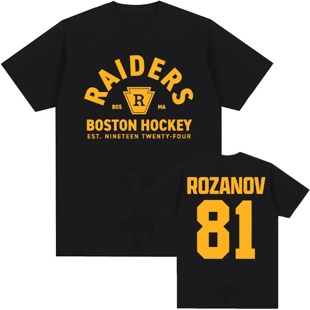 Camiseta Gráfica Boston Raiders | Algodón 100% | Manga Corta | Estampado Deportivo | Unisex S-XXXL