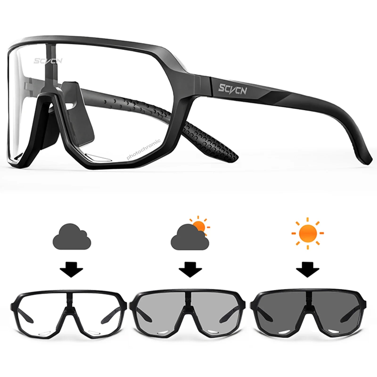 Gafas de Ciclismo en Carretera UV400 – Protección Solar para Hombre y Mujer