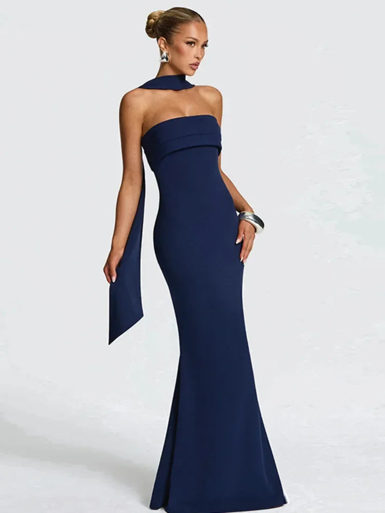 Vestido Maxi Sin Tirantes para Mujer — Bodycon Elegante para Fiesta y Noche | Corte Ajustado