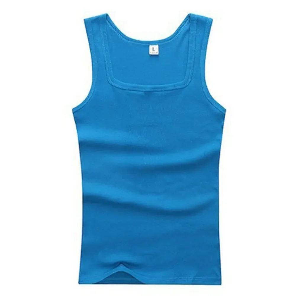 Camiseta Sin Mangas de Algodón | Unisex | Casual & Fitness | Verano