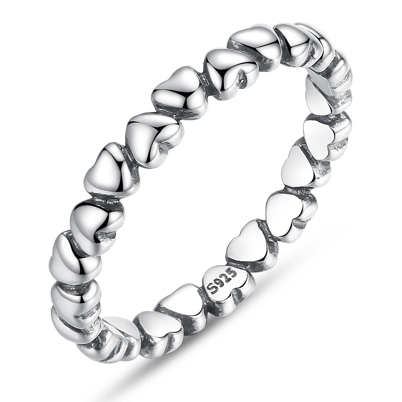 Anillos Delicados de Plata de Ley 925 con Zircón para Mujer — Varios Colores y Tallas