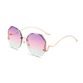 Gafas de Sol Cuadradas Extragrandes para Mujer – Montura Metálica, Estilo Vintage, UV400