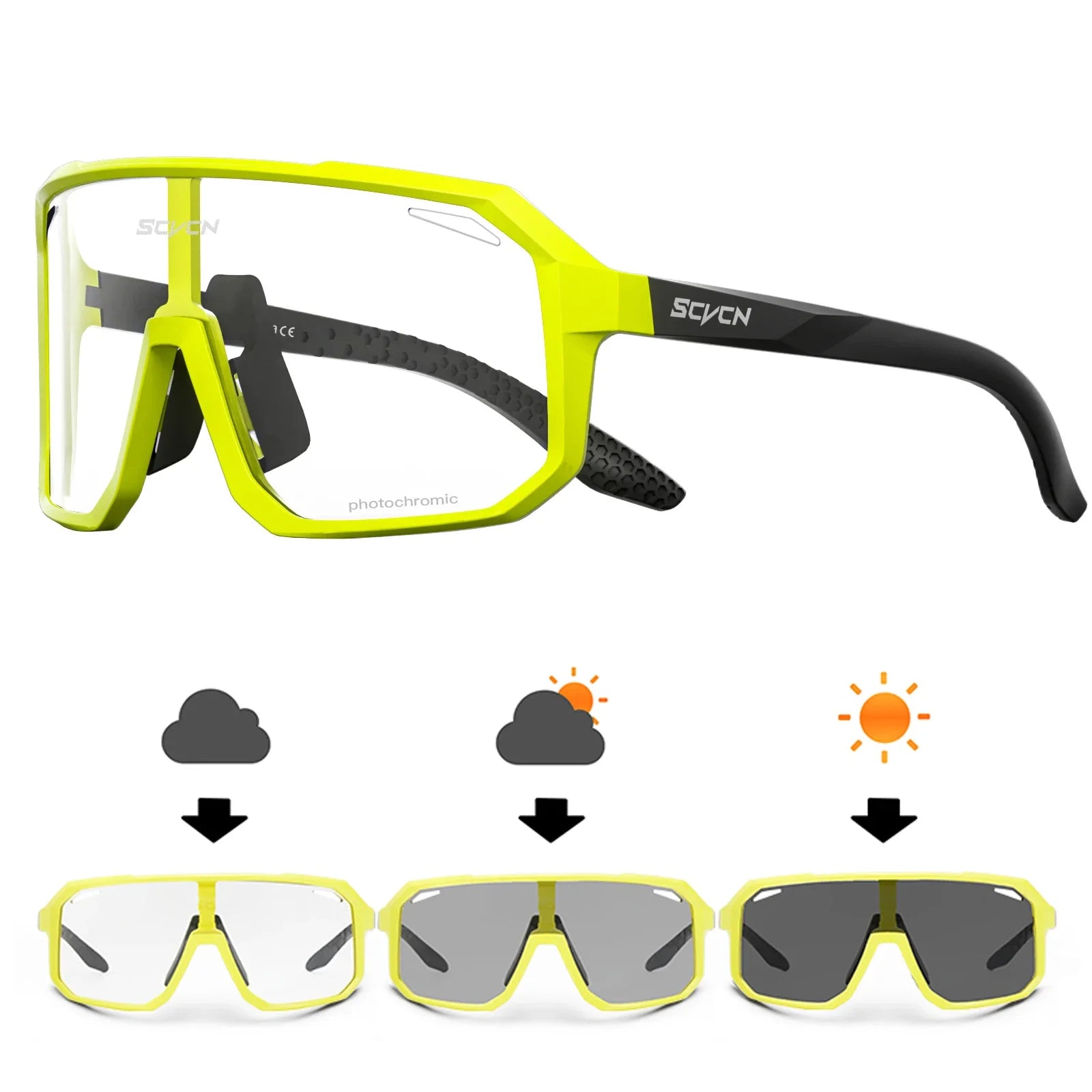 Gafas de Ciclismo en Carretera UV400 – Protección Solar para Hombre y Mujer