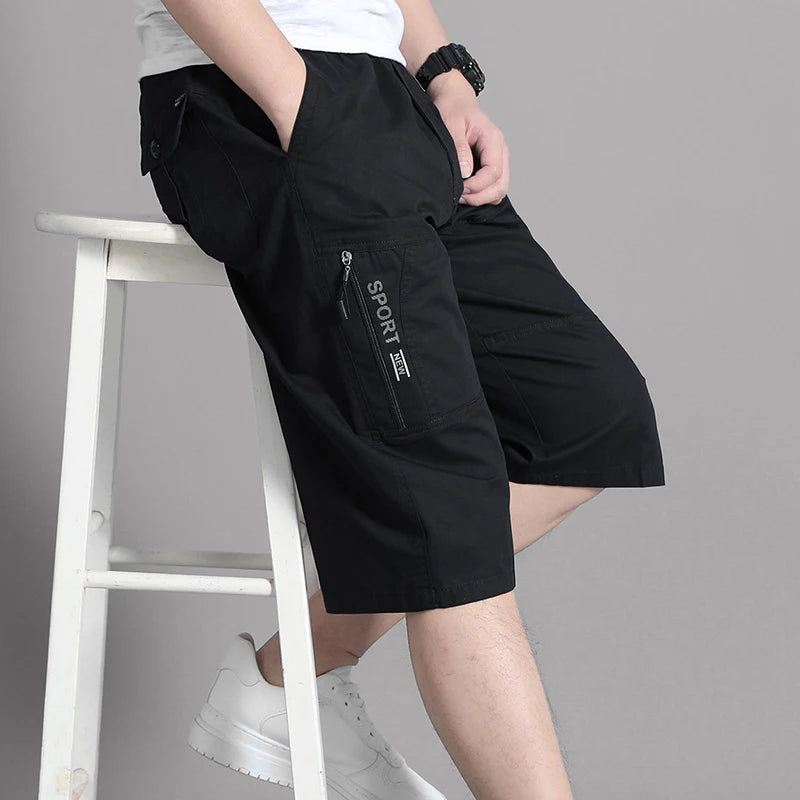 Shorts de Algodón para Hombre – Cintura Elástica, Deporte y Casual | Tallas L-6XL