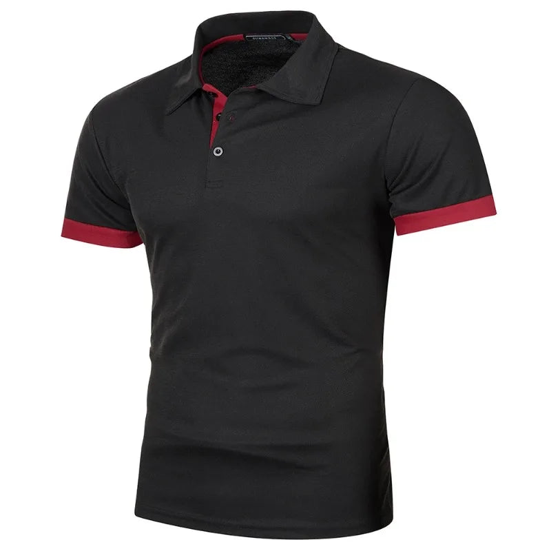 Polo de Manga Corta para Hombre – Camiseta con Botones, Estilo Casual | Tallas M-5XL