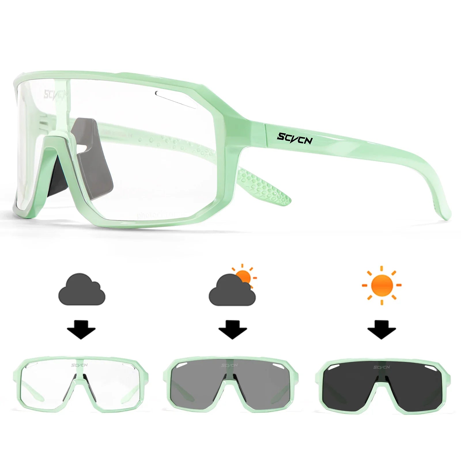 Gafas de Ciclismo en Carretera UV400 – Protección Solar para Hombre y Mujer