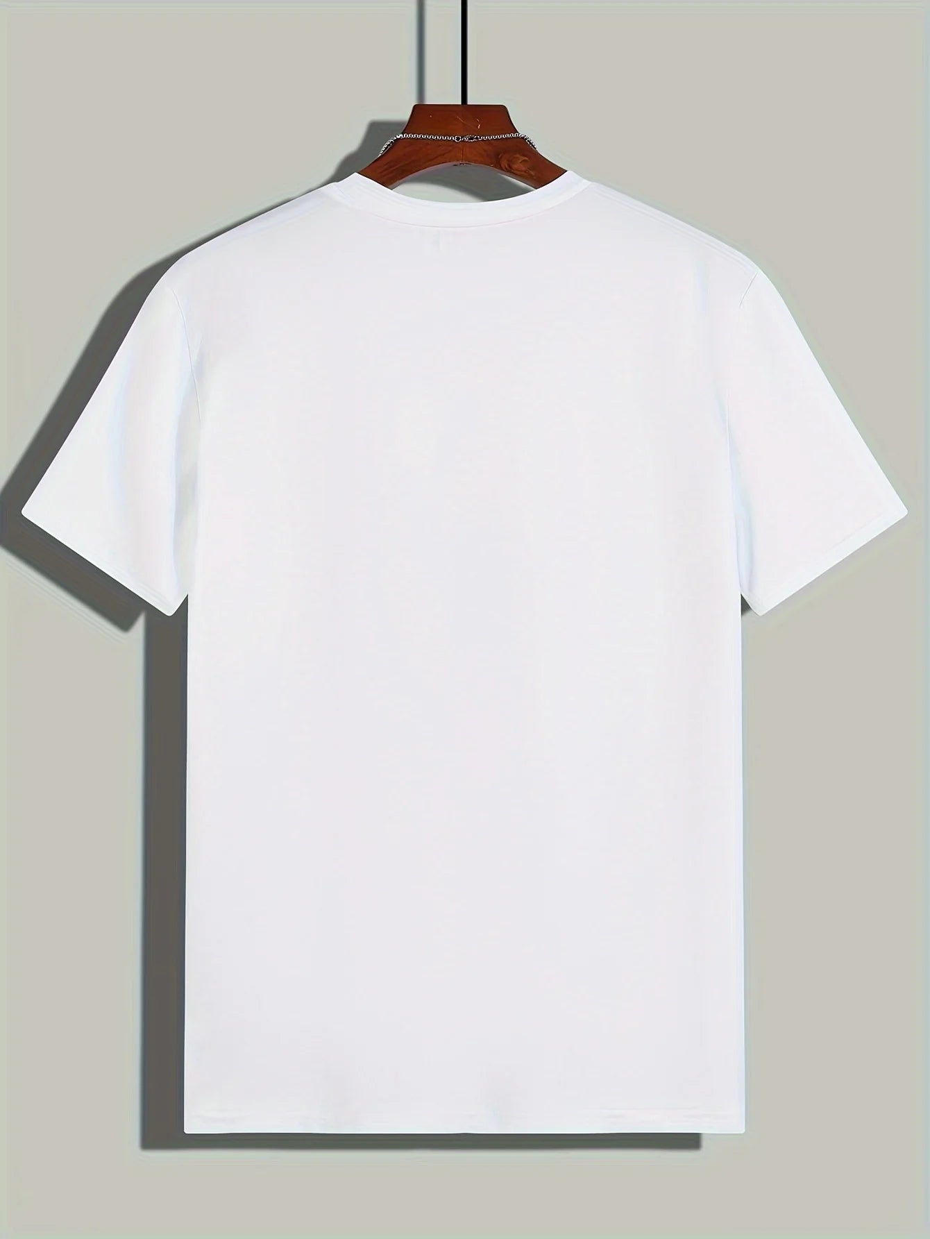 Camiseta de Algodón 100% para Hombre – Corte Holgado, Cuello Redondo | Tallas XS-XXL