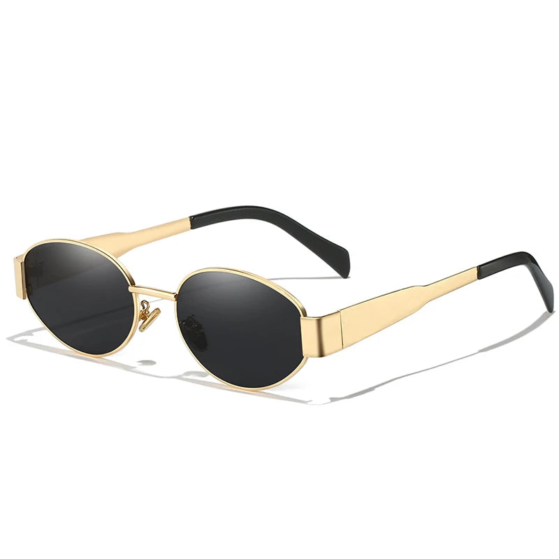 Gafas de Sol de Aleación para Hombre y Mujer – Montura Metálica, Estilo Trendy, Uso Exterior