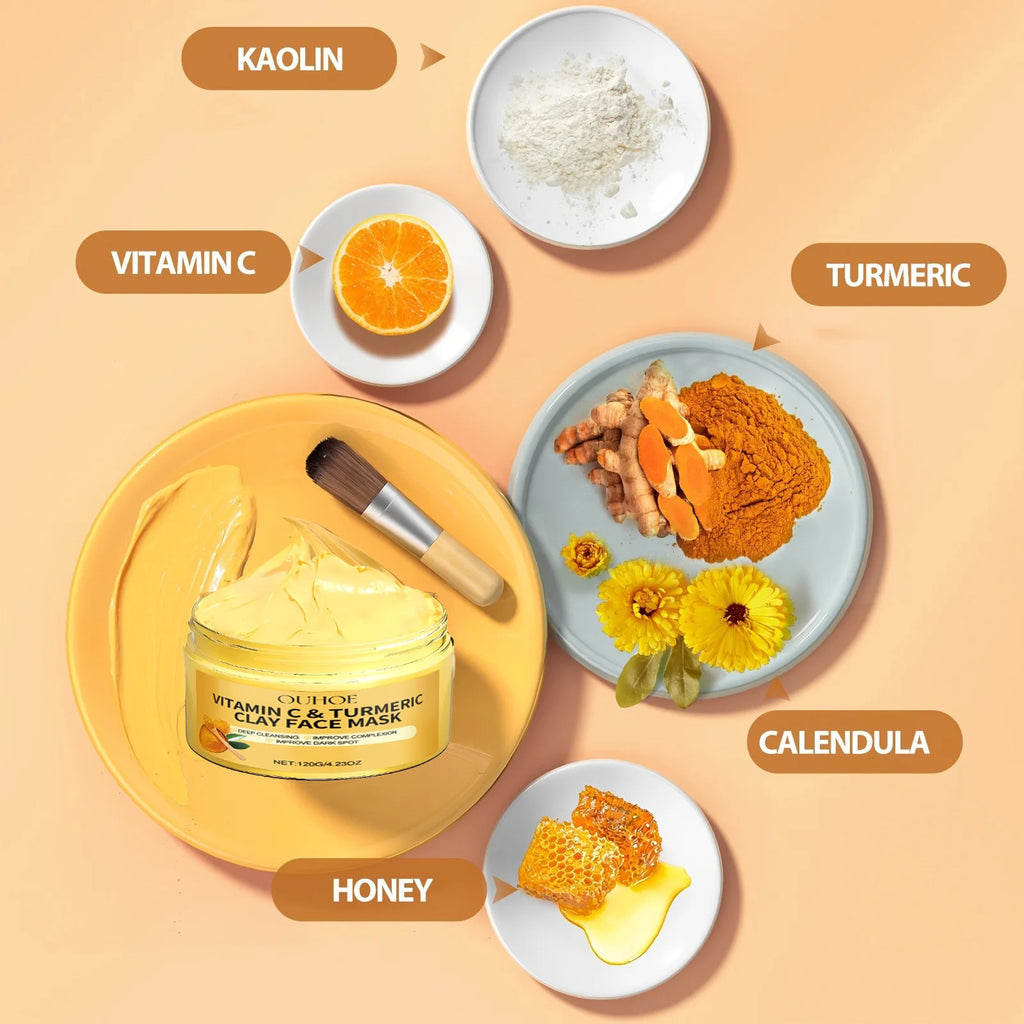 Mascarilla Facial de Vitamina C – Tratamiento Iluminador y Anti-Acné