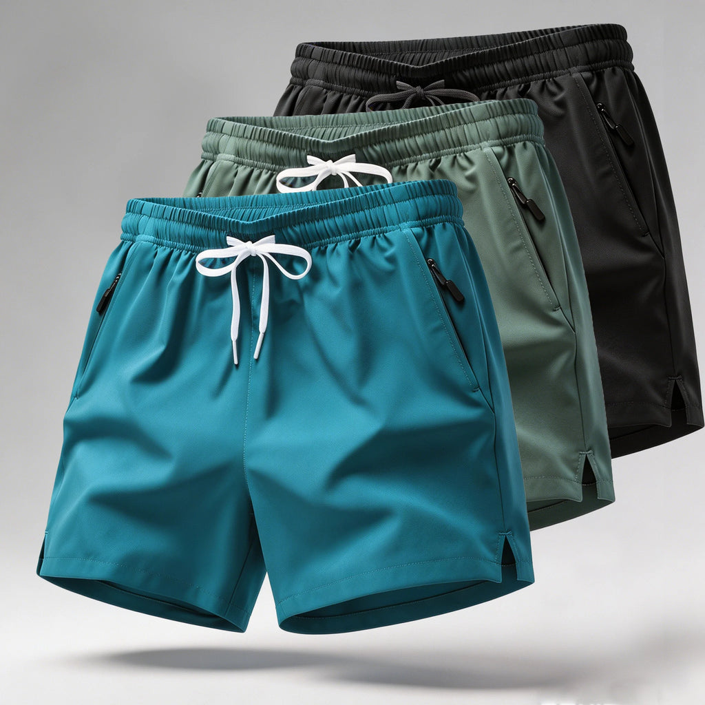 Pantalones Cortos Deportivos de Secado Rápido para Hombre | 3 Colores | M-4XL