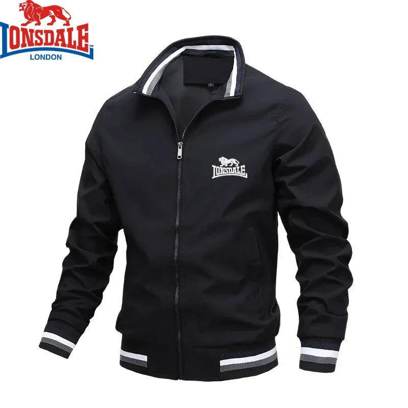 Men's Embroidered Jacket — Autumn & Winter, Waterproof