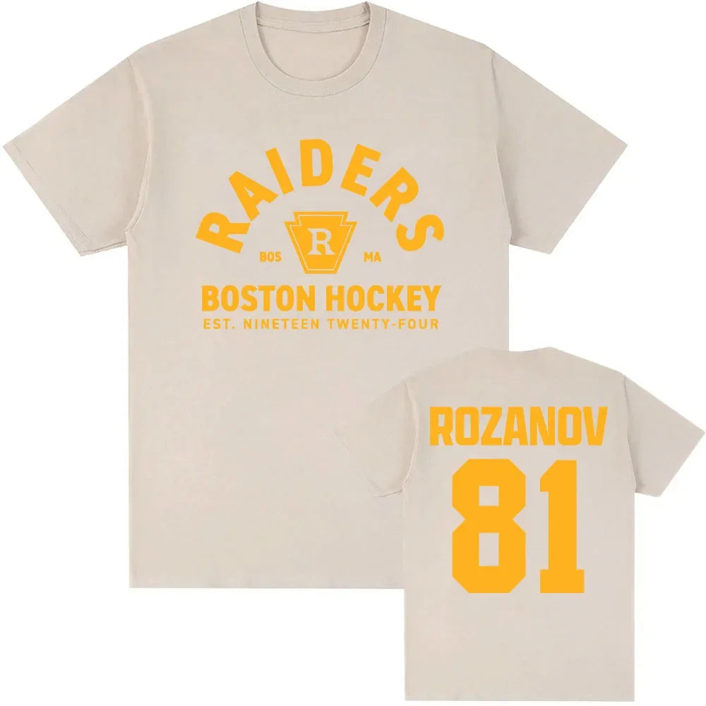 Camiseta Gráfica Boston Raiders | Algodón 100% | Manga Corta | Estampado Deportivo | Unisex S-XXXL