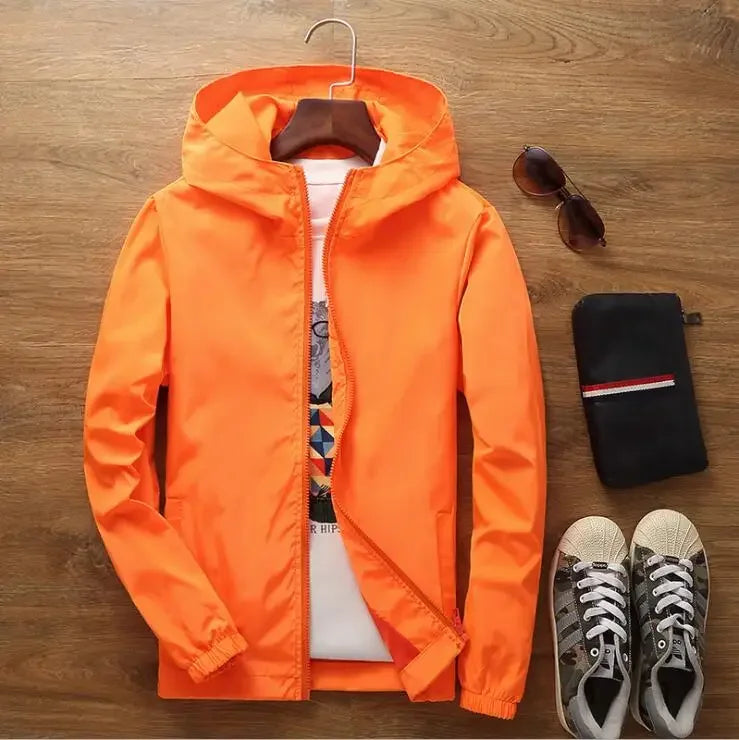 Chaqueta Bomber Hombre Impermeable | Cortavientos Piloto Casual