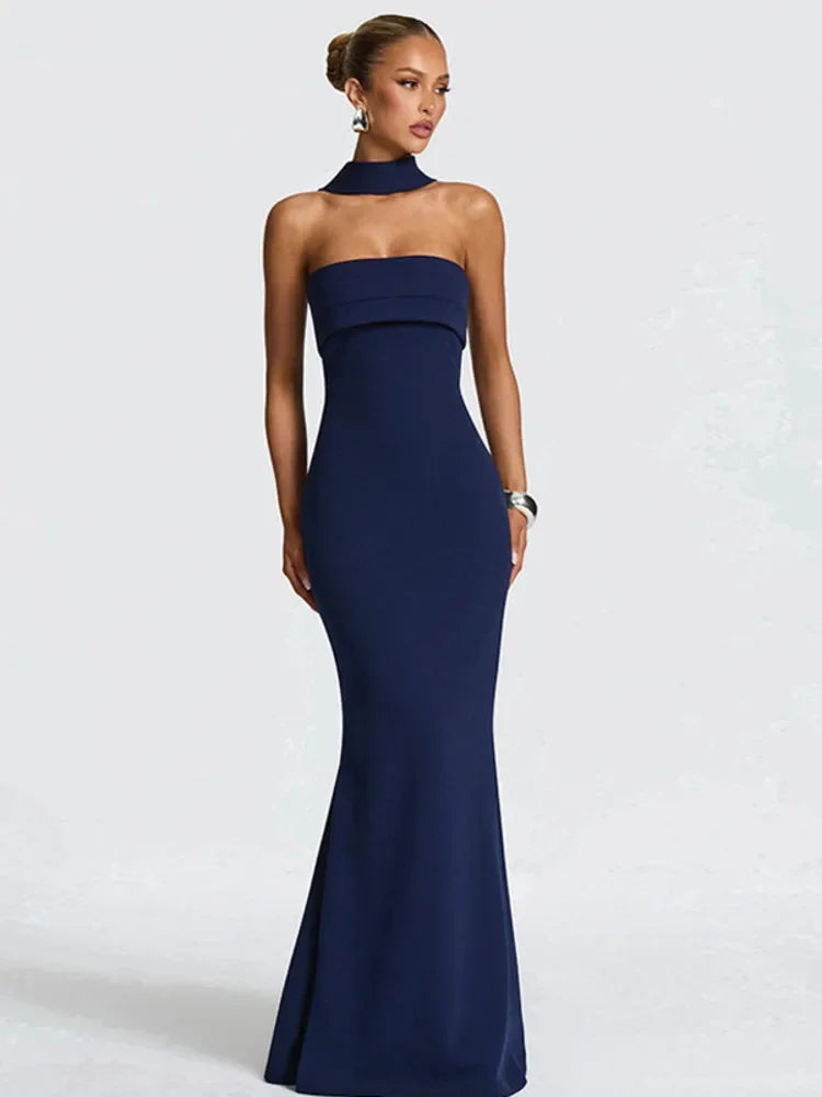 Vestido Maxi Sin Tirantes para Mujer — Bodycon Elegante para Fiesta y Noche | Corte Ajustado