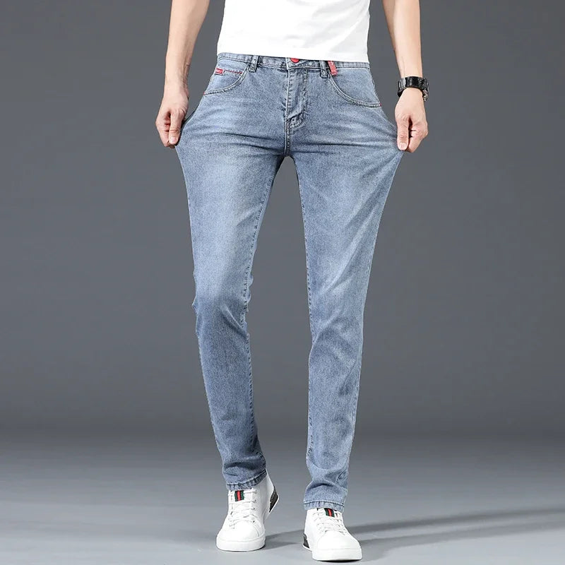 Vaqueros Slim Fit para Hombre – Algodón, Corte Ajustado | Tallas 28-36