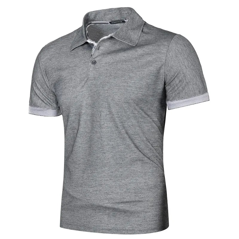 Polo de Manga Corta para Hombre – Camiseta con Botones, Estilo Casual | Tallas M-5XL