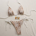 Micro Bikini Sexy para Mujer | Encaje Floral | Push-Up | 3 Diseños