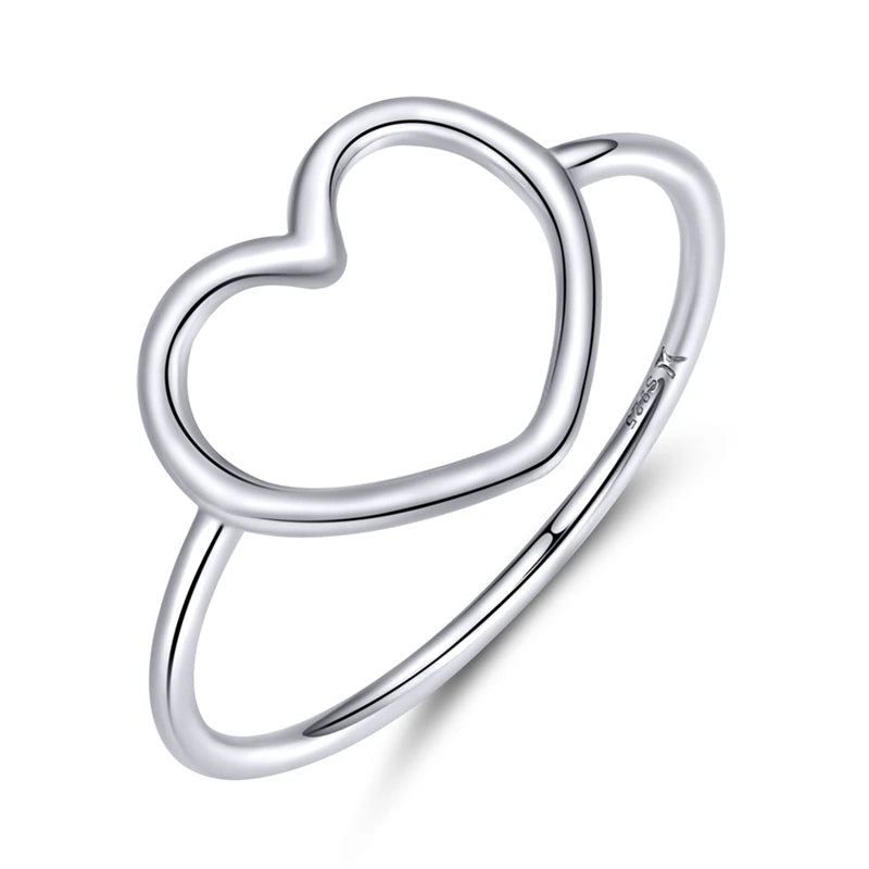 Anillos Delicados de Plata de Ley 925 con Zircón para Mujer — Varios Colores y Tallas
