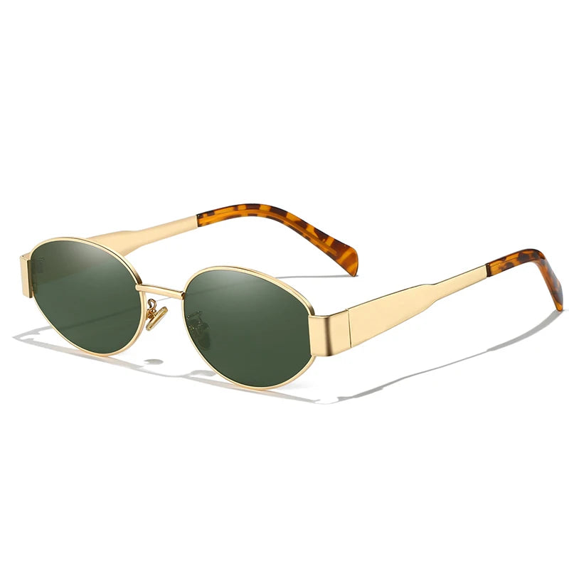 Gafas de Sol de Aleación para Hombre y Mujer – Montura Metálica, Estilo Trendy, Uso Exterior