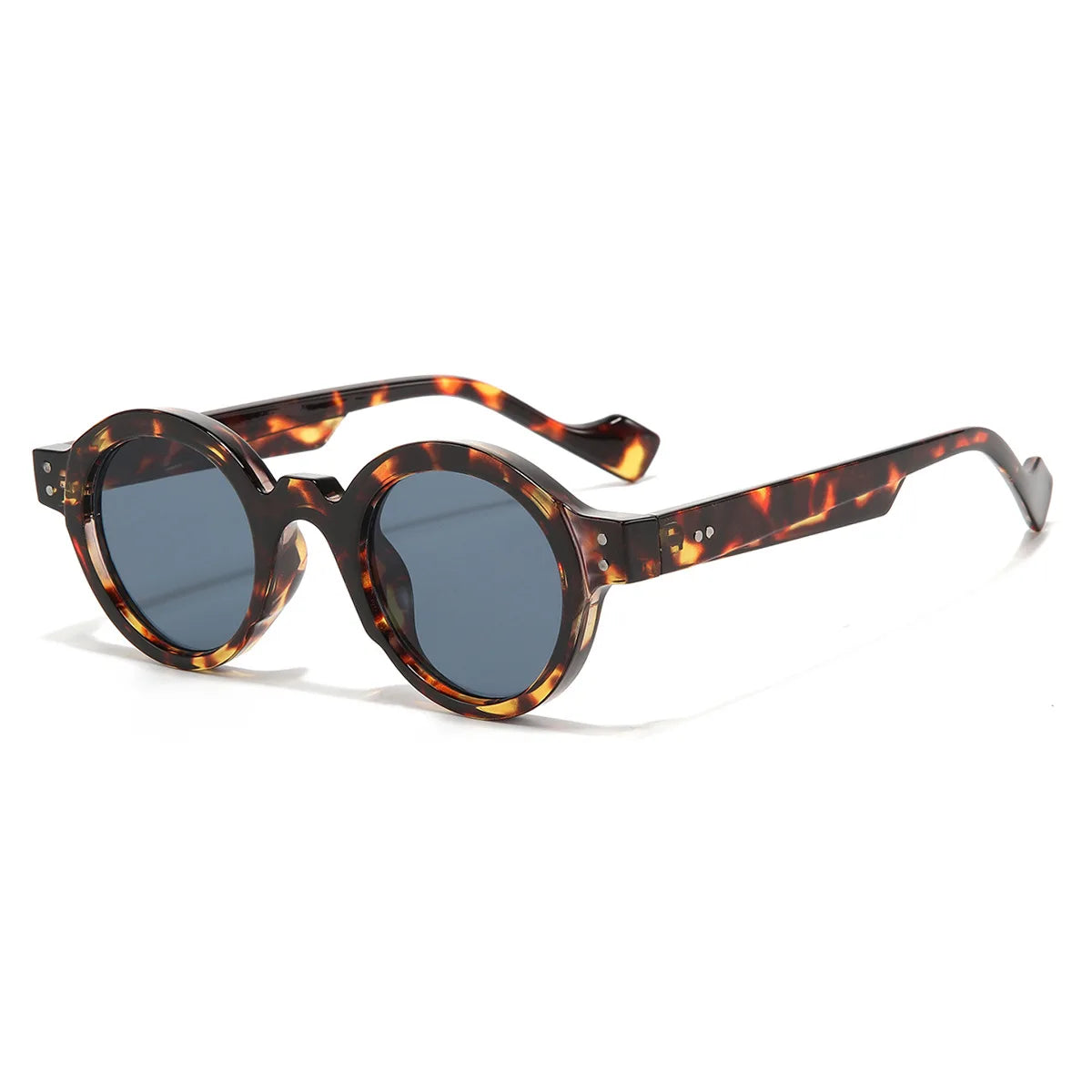 Gafas de Sol Redondas Unisex – Montura Pequeña, Protección UV400, Estilo Trendy