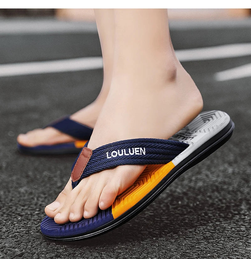Pantuflas de Hombre para Verano — Estilo British, Suela EVA Ultraligera