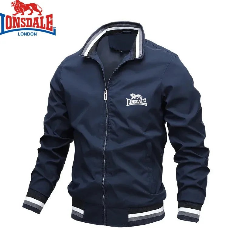 Men's Embroidered Jacket — Autumn & Winter, Waterproof