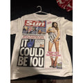 Camiseta Estampado Portada The Sun | Novelty UK Pop Culture | Unisex | Algodón