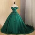 Vestido de Quinceañera Ball Gown con Flores 3D | Fiesta y Graduación