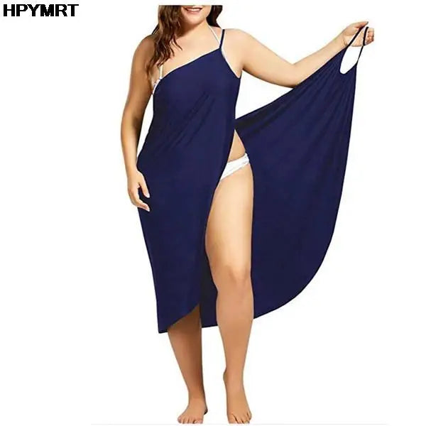 Vestido de Verano para Mujer – Color Liso, Tirantes Cruzados, Sin Mangas | Tallas S-5XL