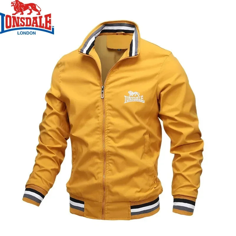 Men's Embroidered Jacket — Autumn & Winter, Waterproof