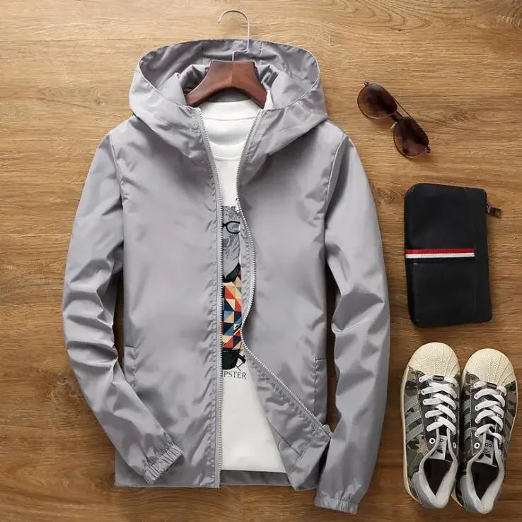 Chaqueta Bomber Hombre Impermeable | Cortavientos Piloto Casual