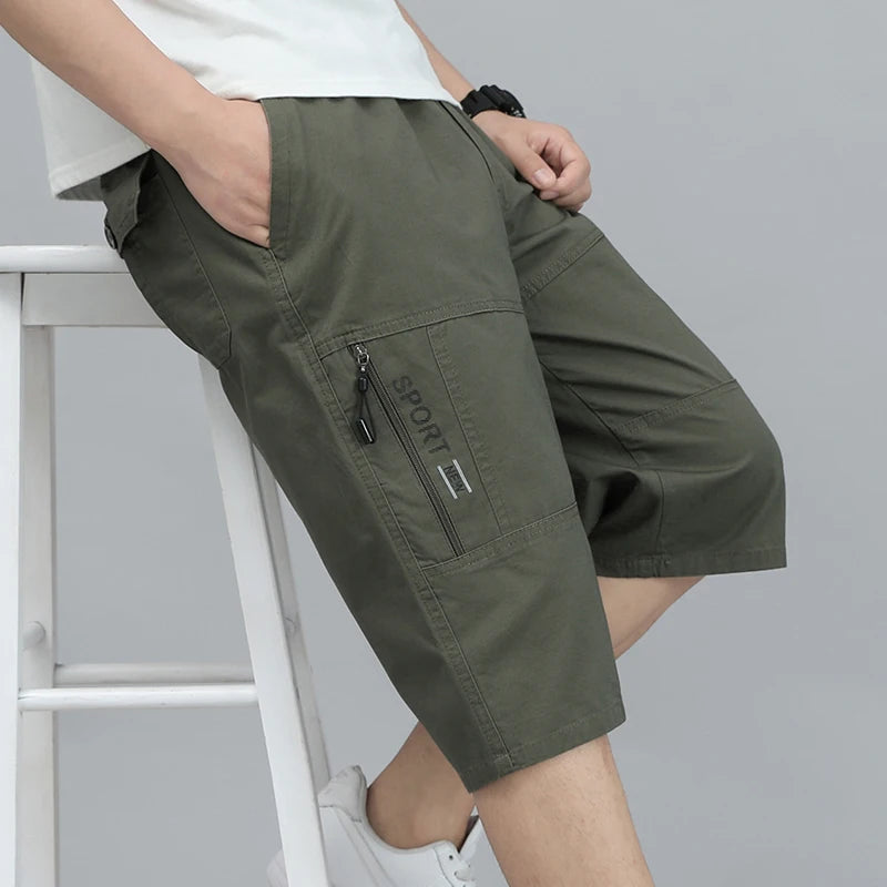 Shorts de Algodón para Hombre – Cintura Elástica, Deporte y Casual | Tallas L-6XL