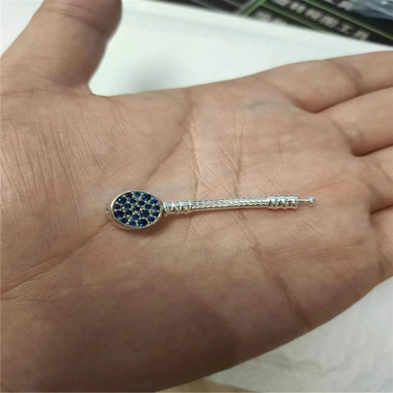 Extensor de Pulsera de Plata de Ley 925 – Plata y Dorado, 3.5 cm y 4 cm