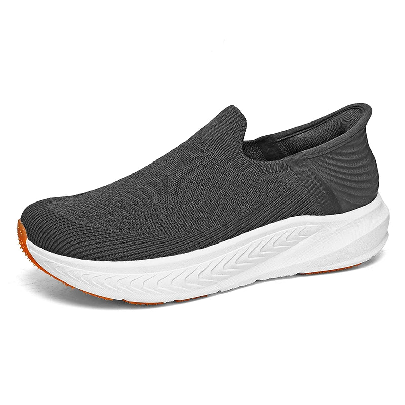 Zapatillas Hombre Punta Ancha | Malla Transpirable Suela Gruesa