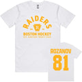 Camiseta Gráfica Boston Raiders | Algodón 100% | Manga Corta | Estampado Deportivo | Unisex S-XXXL
