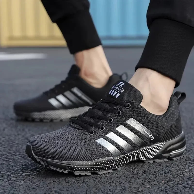 Zapatillas Casuales para Hombre – Diseño Patchwork, Transpirables, Anti-Olor | Tallas 37-46